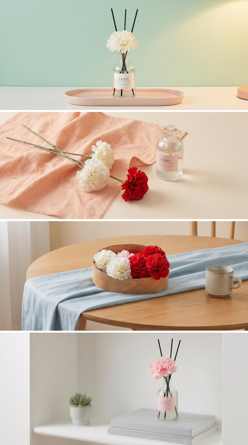 레스쁘리 디퓨저 로즈팝 우유병 카네이션 150ml