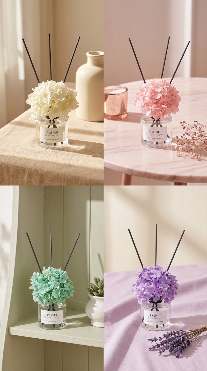 레스쁘리 디퓨저 로즈팝 미니수국 120ml